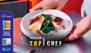 Cabillaud caram&eacute;lis&eacute;, mirabelle et notes d'agrumes par Matteo